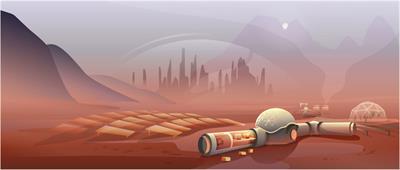 Towards a Biomanufactory on Mars